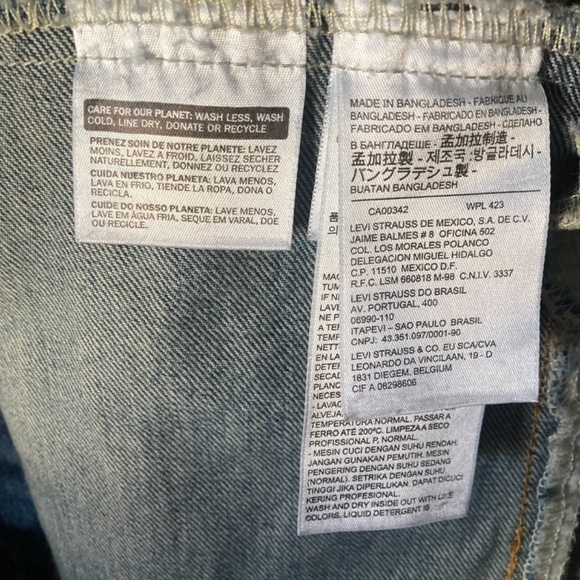 Vintage Levi’s Trucker Jean Jacket Men’s Size Small - Picture 7 of 9